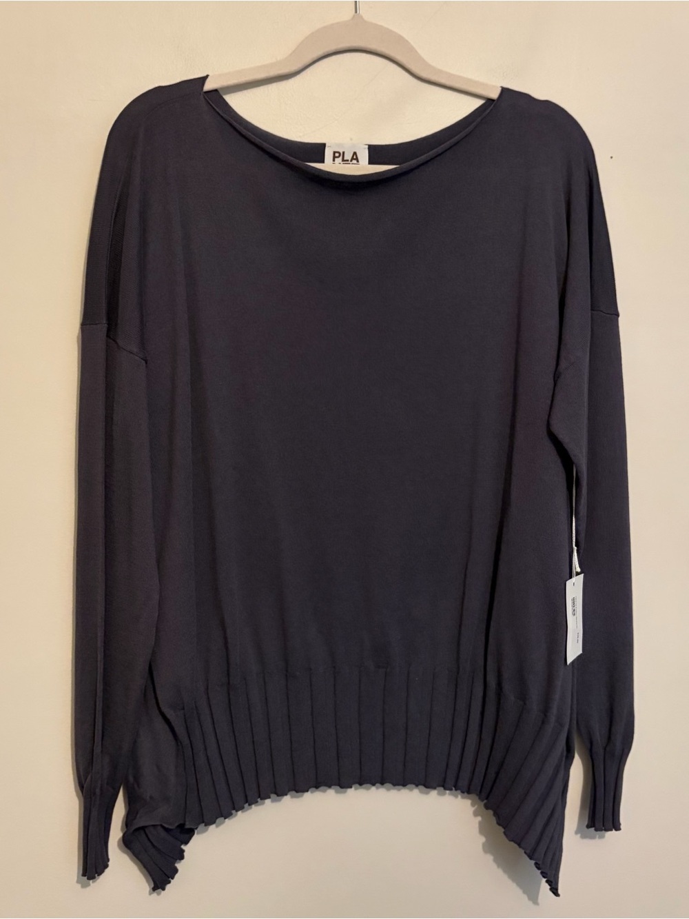 Planet by Lauren G Grey Sweater One Size M Medium L Large nwt